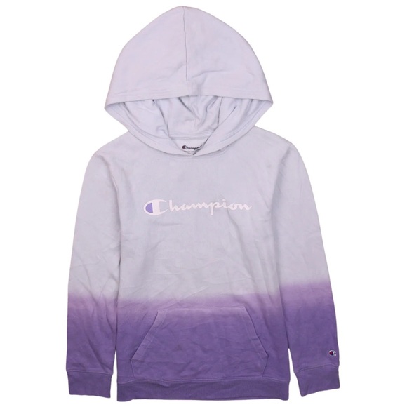 Champion Tops - Champion Vintage 90’s Purple Ombre Hoodie